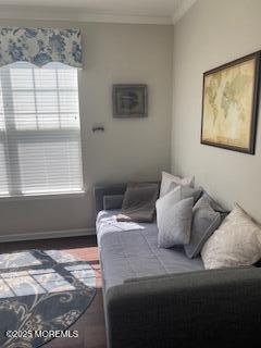 18 Lily Pond Ct, Howell, NJ 07731 - bedroom with ornamental molding, baseboards, and wood finished floors