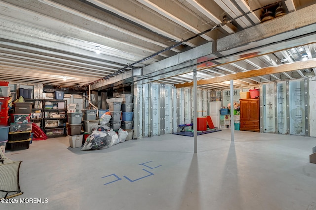909 Amsterdam Ave, Toms River, NJ 08757 - view of unfinished basement