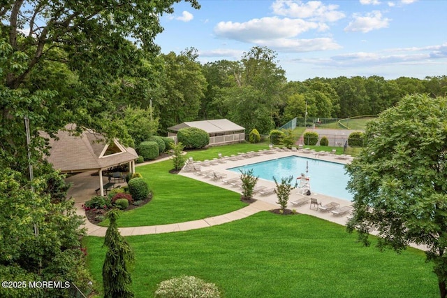 2001 Begonia Ct, Jackson, NJ 08527 - community pool featuring a patio area