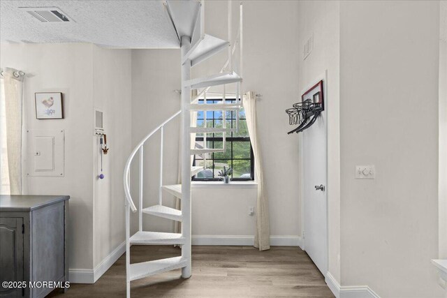 2001 Begonia Ct, Jackson, NJ 08527 - staircase featuring wood finished floors and baseboards
