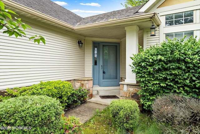 11 Sedgwick Sq, Jackson, NJ 08527 - doorway to property featuring roof with shingles