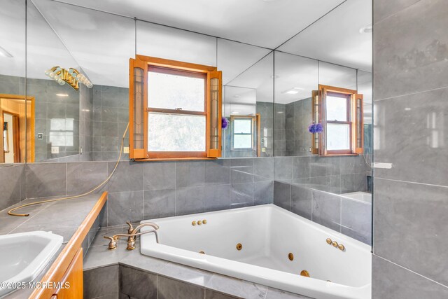 36 Stoney Creek Ln, Colts Neck, NJ 07722 - bathroom featuring a tub with jets and vanity