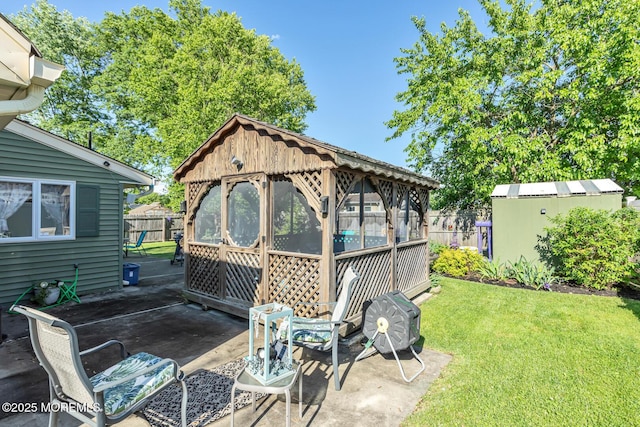 7 Monterey Dr, Hazlet, NJ 07730 - view of patio / terrace with a sunroom