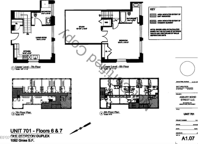 601 Bangs Ave Unit 701, Asbury Park, NJ 07712 - floor plan / room layout