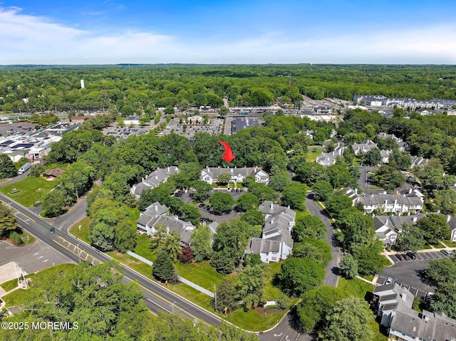 405 Hampton Ct Unit 15-4, Manalapan, NJ 07726 - view of property location featuring a forest and nearby suburban area