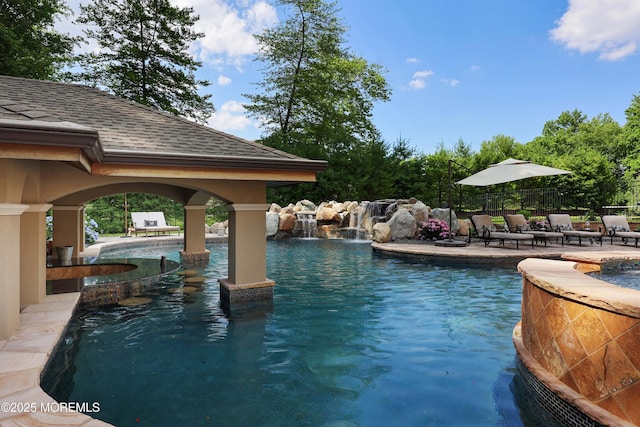 6 Bordens Brook Way, Holmdel, NJ 07733 - view of pool featuring a patio area