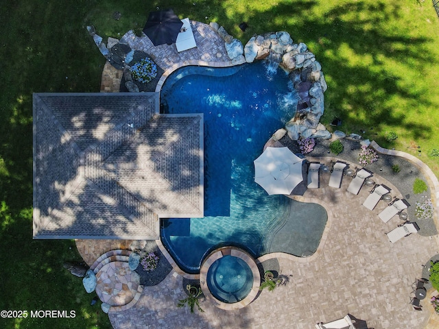 6 Bordens Brook Way, Holmdel, NJ 07733 - drone / aerial view