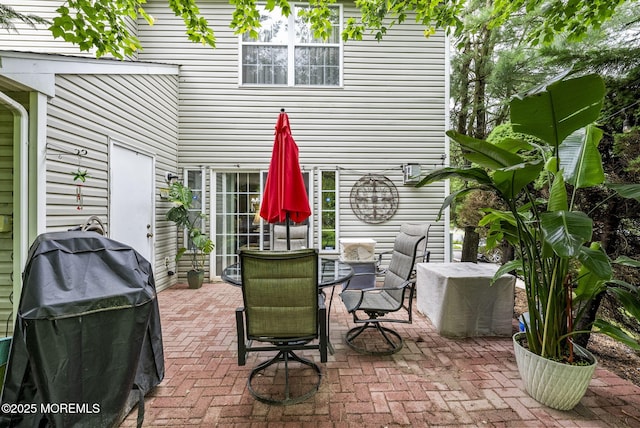 33 Oliver Ct Unit 1, Freehold, NJ 07728 - view of patio with a grill