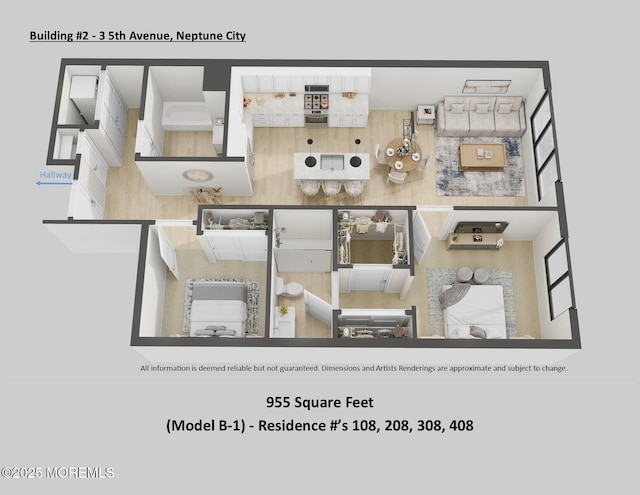 3 5th Ave Unit 208, Neptune City, NJ 07753 - room layout