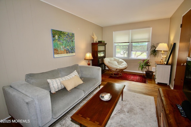 208 Hillcrest Ave, Neptune Township, NJ 07753 - living room featuring wood finished floors and baseboards