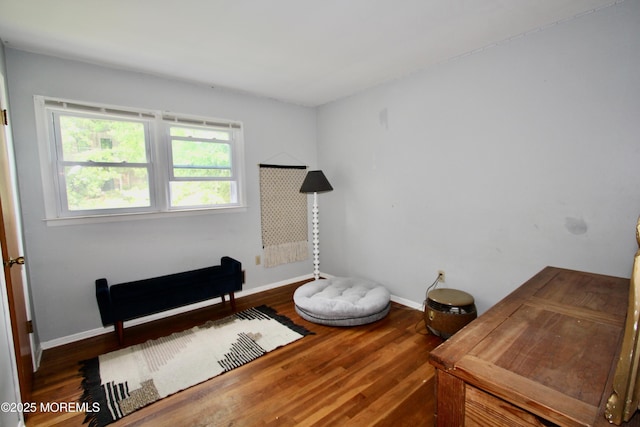 208 Hillcrest Ave, Neptune Township, NJ 07753 - office area with wood finished floors and baseboards