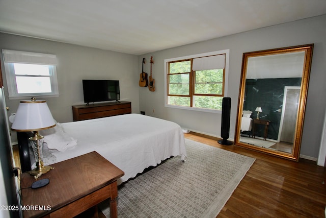 208 Hillcrest Ave, Neptune Township, NJ 07753 - bedroom with wood finished floors and baseboards