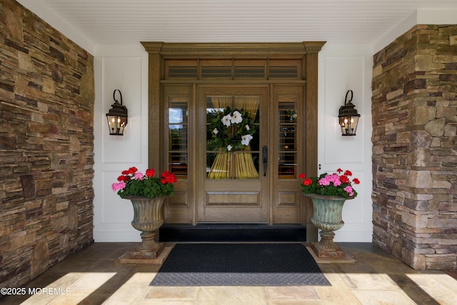 7 Stoney Brook Dr, Millstone, NJ 08510 - view of exterior entry with a porch