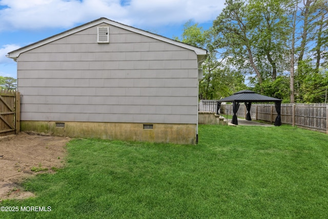 442 Bay Way, Lanoka Harbor, NJ 08734 - view of property exterior with crawl space and a gazebo
