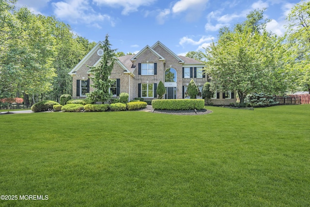 209 Shepard Way, Manalapan, NJ 07726 - view of front of home featuring brick siding
