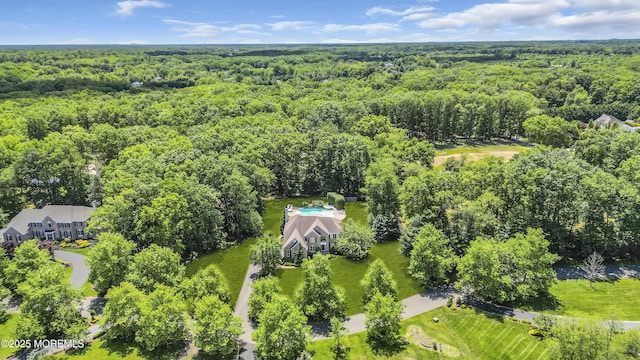 209 Shepard Way, Manalapan, NJ 07726 - bird's eye view of a forest