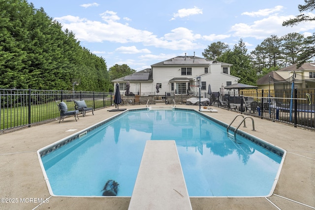6 Overlook Dr, Jackson, NJ 08527 - view of swimming pool with a patio and a diving board