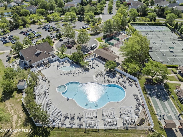 8 Chaminox Ct, Manchester, NJ 08759 - aerial view of a pool area