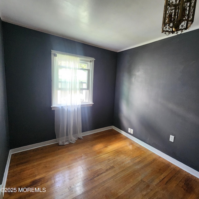 2102 Princeton Pike, Lawrence, NJ 08648 - unfurnished room with hardwood / wood-style floors and baseboards