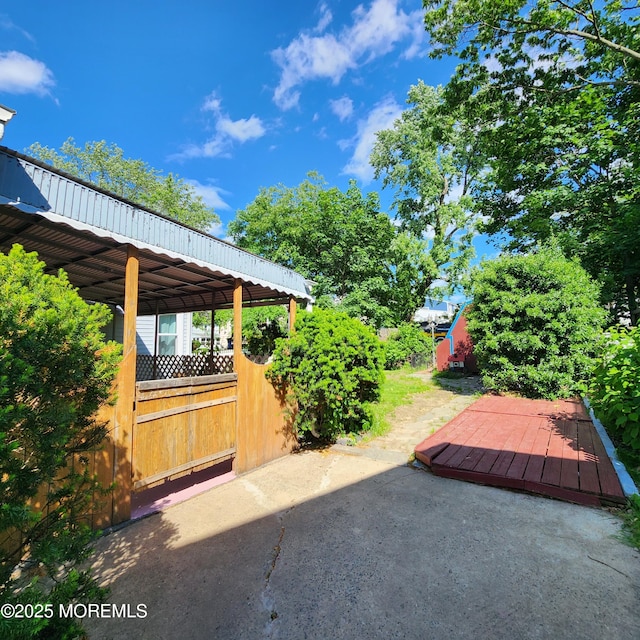 2102 Princeton Pike, Lawrence, NJ 08648 - view of patio / terrace featuring a wooden deck