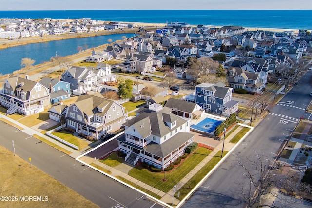 304 8th Ave, Belmar, NJ 07719 - aerial perspective of suburban area with a nearby body of water