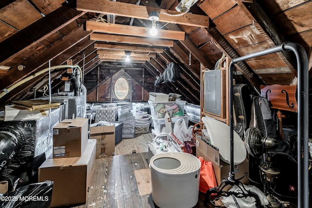 304 8th Ave, Belmar, NJ 07719 - unfinished attic with electric panel