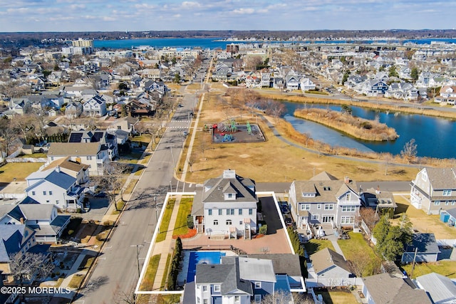 304 8th Ave, Belmar, NJ 07719 - aerial perspective of suburban area with a large body of water