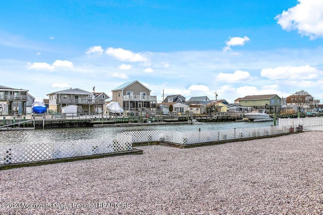 128 E Delaware Dr, Little Egg Harbor, NJ 08087 - dock area with a residential view and a water view