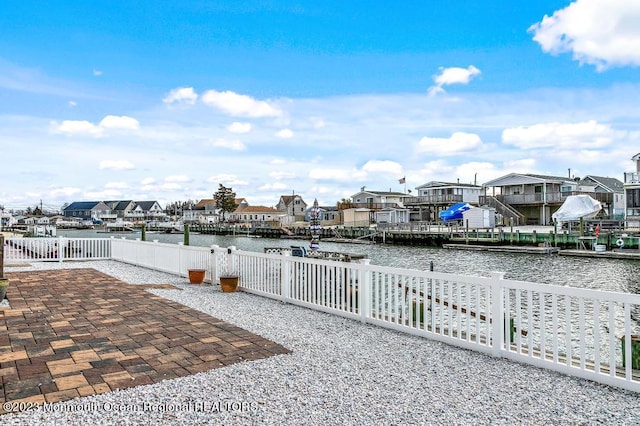128 E Delaware Dr, Little Egg Harbor, NJ 08087 - dock featuring a residential view and a water view