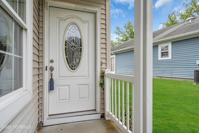 4 Beechwood Ct, Barnegat, NJ 08005 - property entrance with a yard