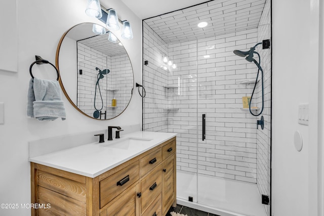 303 Forman Ave, Point Pleasant Beach, NJ 08742 - full bath featuring vanity and a stall shower