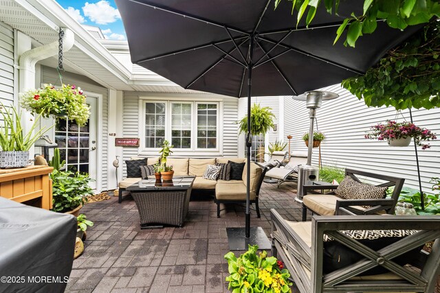 68 Winthrop Rd Unit 68B, Monroe, NJ 08831 - view of patio / terrace with an outdoor living space