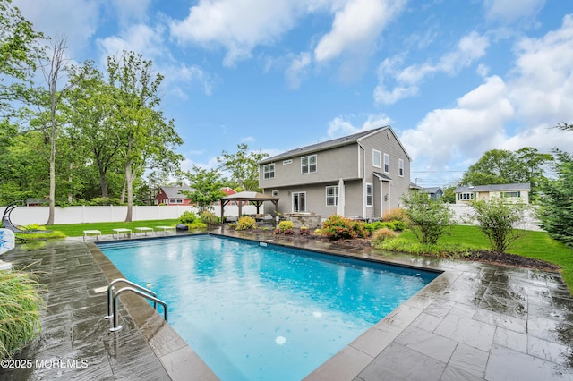 804 Linden Rd, Toms River, NJ 08753 - view of pool with a gazebo and a patio area