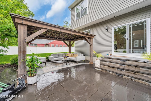 804 Linden Rd, Toms River, NJ 08753 - view of patio with a gazebo and outdoor lounge area