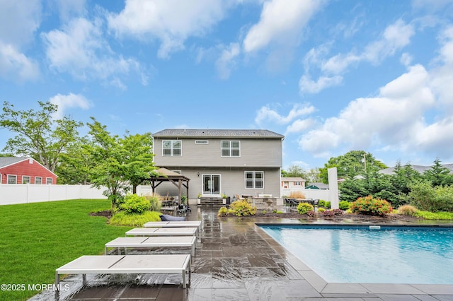 804 Linden Rd, Toms River, NJ 08753 - rear view of property with a gazebo and a patio
