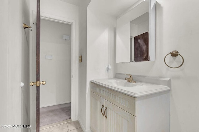 44 Hoover St, Freehold, NJ 07728 - bathroom featuring vanity and tile patterned floors