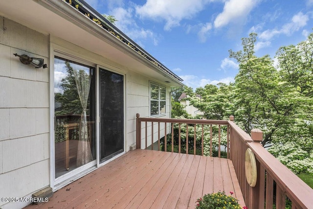 44 Hoover St, Freehold, NJ 07728 - view of wooden deck