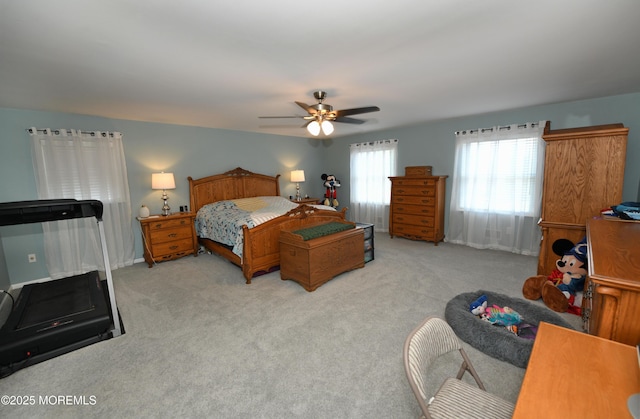 15 Tamarack St, Howell, NJ 07731 - bedroom featuring carpet floors and ceiling fan
