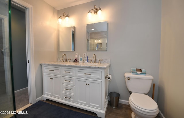 15 Tamarack St, Howell, NJ 07731 - bathroom with double vanity and baseboards