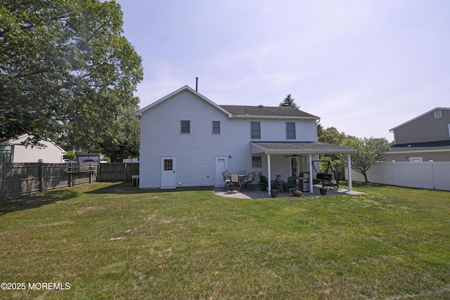 15 Tamarack St, Howell, NJ 07731 - back of house with a patio area and a fenced backyard