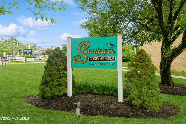 324 Shore Dr Unit A10, Highlands, NJ 07732 - community sign with a yard