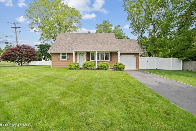 952 Stafford Dr, Toms River, NJ 08753 - view of front of house featuring asphalt driveway, an attached garage, and a shingled roof