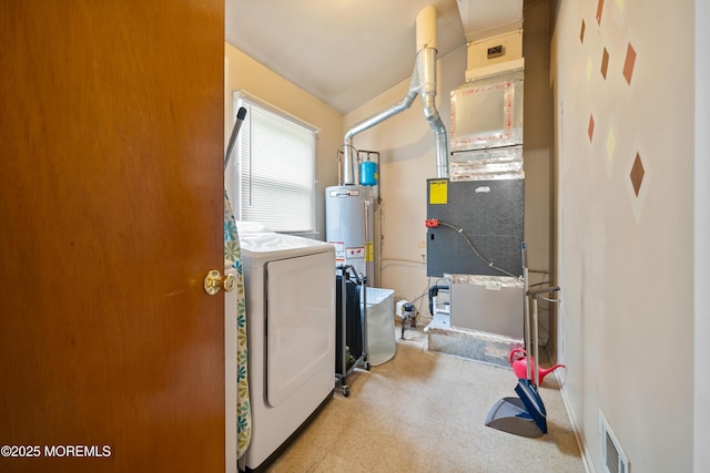 952 Stafford Dr, Toms River, NJ 08753 - utility room with washer / clothes dryer and water heater