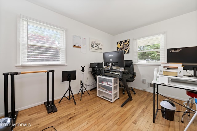 952 Stafford Dr, Toms River, NJ 08753 - office space featuring hardwood / wood-style flooring and baseboards