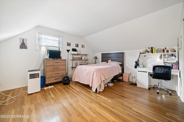 952 Stafford Dr, Toms River, NJ 08753 - bedroom featuring light wood-style floors, a desk, and lofted ceiling