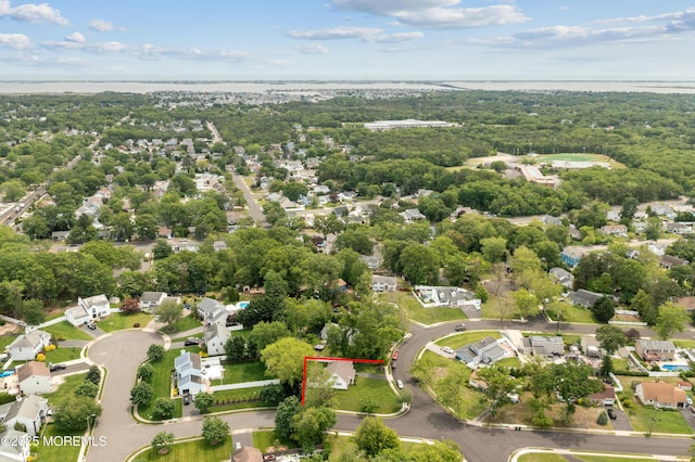 952 Stafford Dr, Toms River, NJ 08753 - aerial view of residential area featuring property boundaries highlighted