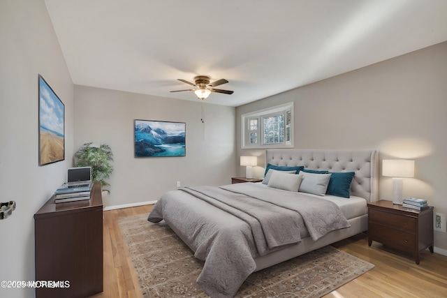 26 Nevada Dr, Hazlet, NJ 07730 - bedroom featuring light wood-style floors, baseboards, and ceiling fan