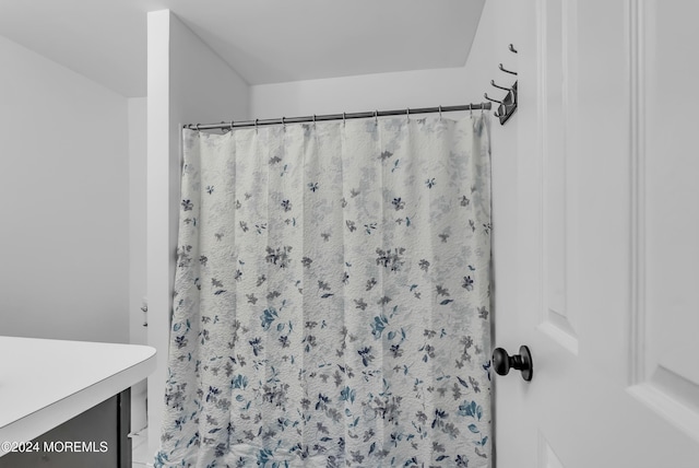 137 Church St, Fair Haven, NJ 07704 - bathroom featuring vanity and a shower with curtain