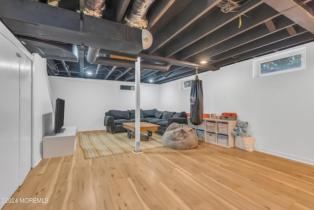 137 Church St, Fair Haven, NJ 07704 - basement featuring wood finished floors