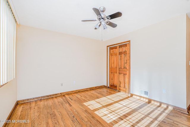 18 Croman Ct, Hazlet, NJ 07730 - spare room featuring a ceiling fan and wood finished floors